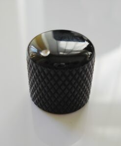 Potiknopf - Typ Dome Speed - Mit Markierung - schwarz