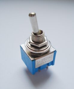 Splittschalter Metall - ON/OFF/ON - chrom