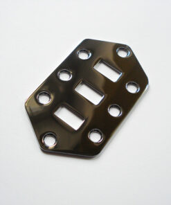 Controlplate / Switchplate - Typ Jaguar-Style - chrom