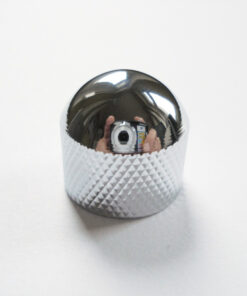 Potiknopf - Typ Dome Speed (hohe Kuppel) / Push ON - chrom