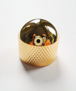 Potiknopf - Typ Dome Speed (hohe Kuppel) / Push ON - gold