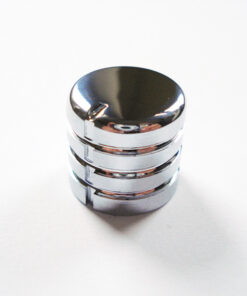 Potiknopf - Typ Dome Speed Deluxe / Push ON - chrom