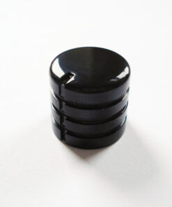 Potiknopf - Typ Dome Speed Deluxe / Push ON - schwarz