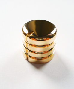 Potiknopf - Typ Dome Speed Deluxe / Push ON - gold
