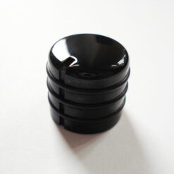 Potiknopf - Typ Dome Speed Deluxe / Push ON - black gummiert black