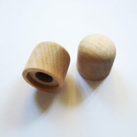 Potiknopf - Dome Speed - Wood / Holz Ahorn Push ON (Stückpreis)