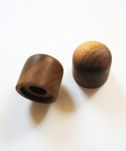 Potiknopf - Dome Speed - Wood / Holz Nussbaum Push ON (Stückpreis)