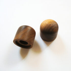 Potiknopf - Dome Speed - Wood / Holz Nussbaum Push ON (Stückpreis)