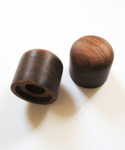 Potiknopf - Dome Speed - Wood / Holz Bubinga Push ON (Stückpreis)