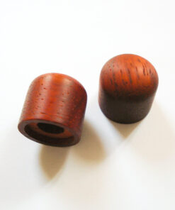 Potiknopf - Dome Speed - Wood / Holz Padouk Push ON (Stückpreis)