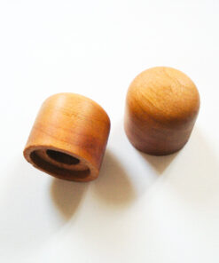 Potiknopf - Dome Speed - Wood / Holz Kirsche Push ON (Stückpreis)