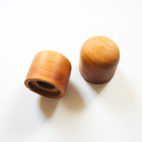 Potiknopf - Dome Speed - Wood / Holz Kirsche Push ON (Stückpreis)