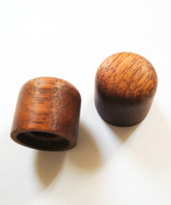 Potiknopf - Dome Speed - Wood / Holz Mahagoni Push ON (Stückpreis)
