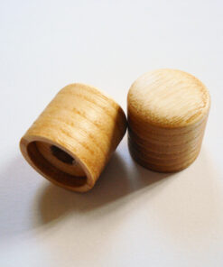 Potiknopf - flathead Speed - Wood / Holz Esche Push ON (Stückpreis)