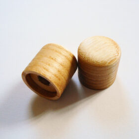 Potiknopf - flathead Speed - Wood / Holz Esche Push ON (Stückpreis)