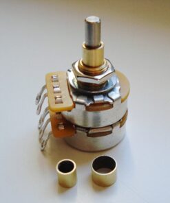 Potentiometer - Tandem/Doppelpoti + Adapterhülsen - Vintage '62 - Jazz Bass - 250 / 500 kOhm