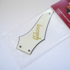 Trussrodglocke - Typ Firebird - Vintage weiß mit Schriftzug - non-reversed