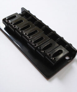 Non-Trem Bridge - 7-Saiter Gitarre - schwarz