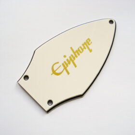 Trussrodglocke - Typ Flying V Epiphone - vintage weiß mit Schriftzug