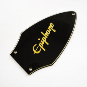 Trussrodglocke - Typ Flying V Epiphone - schwarz mit Schriftzug