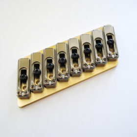 Fanned Fret - 8-String Bridge Multiscale / satine-chrom