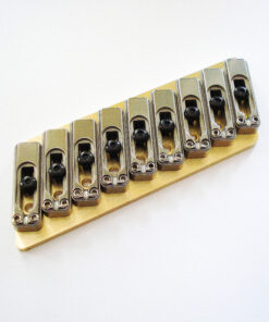 Fanned Fret - 9-String Bridge Multiscale / satine-chrom