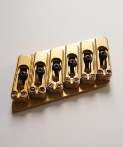 Fanned Fret - 6-String Bridge Multiscale / satine-gold