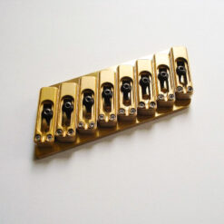 Fanned Fret - 8-String Bridge Multiscale / satine-gold