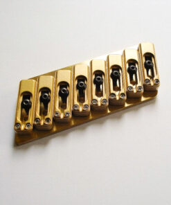 Fanned Fret - 8-String Bridge Multiscale / satine-gold
