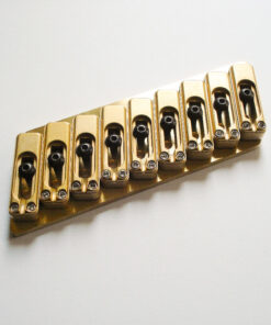 Fanned Fret - 9-String Bridge Multiscale / satine-gold