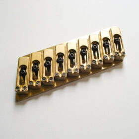 Fanned Fret - 9-String Bridge Multiscale / satine-gold