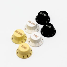 Potiknopf - Typ SC - Creme/Schwarz/Weiß - Volume/Tone