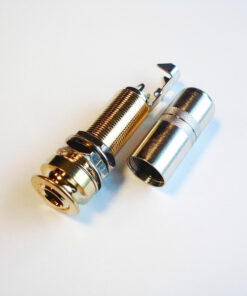 Zargenbuchse / Endpinbuchse - Stereo - gold