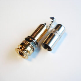 Zargenbuchse / Endpinbuchse - Stereo - gold