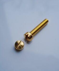 Pole Piece Schraube - gold - metrisches Gewinde