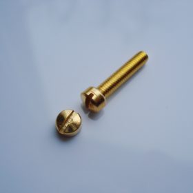 Pole Piece Schraube - gold - metrisches Gewinde
