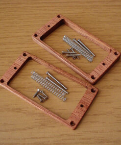 MGH Pickuprahmen Set/nickel - Humbucker - Mahagoni