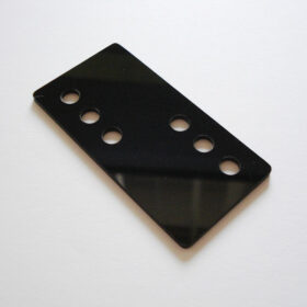 MGH Pickup-Blende - Bobbin Top Set - Humbucker - Fullface - black