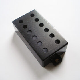 Pickupkappe - Humbucker Deluxe mit Pole - schwarz - MGH