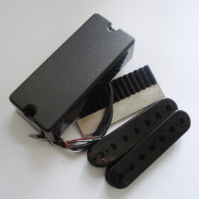 Wickelkit - Humbucker 7-String - 12 Pole-Screws closed Cover / Alnico schwarz