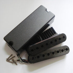 Wickelkit - Humbucker 8-String - closed Cover Sechskant schwarz