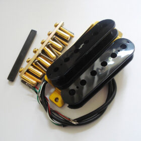 Wickelkit - Humbucker - Typ PAF schwaz/gold Alnico