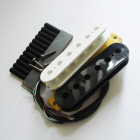 Wickelkit - Humbucker - Typ Distortion weiß/schwarz Keramik
