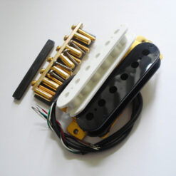 Wickelkit - Humbucker - Typ PAF weiß/schwaz gold Alnico