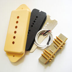 Wickelkit - Singlecoil - Typ P90 - Dog Ear creme/gold