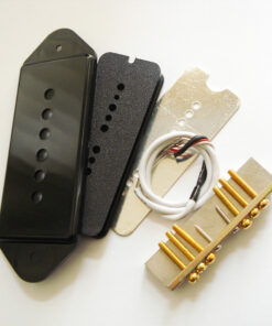 Wickelkit - Singlecoil - Typ P90 - Dog Ear schwarz/gold