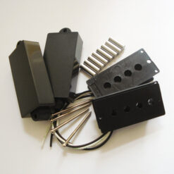 Wickelkit - Bass-Humbucker P-Bass Alnico schwarz closed Cover