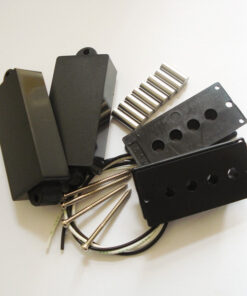 Wickelkit - Bass-Humbucker P-Bass Alnico schwarz closed Cover