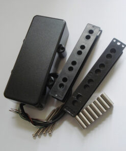Wickelkit - Bass-Humbucker / Jazz-Bucker Alnico schwarz closed Cover