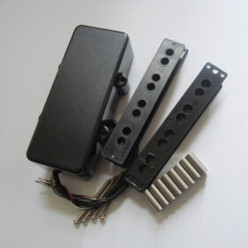 Wickelkit - Bass-Humbucker / Jazz-Bucker Alnico schwarz closed Cover